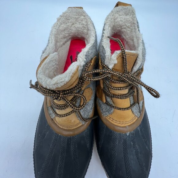 Sorel Womens Classic Waterproof Boots Size 9 Natural Cozy Lace Up Outdoors - Picture 6 of 14